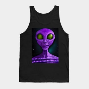 Bert the Purple Alien Tank Top